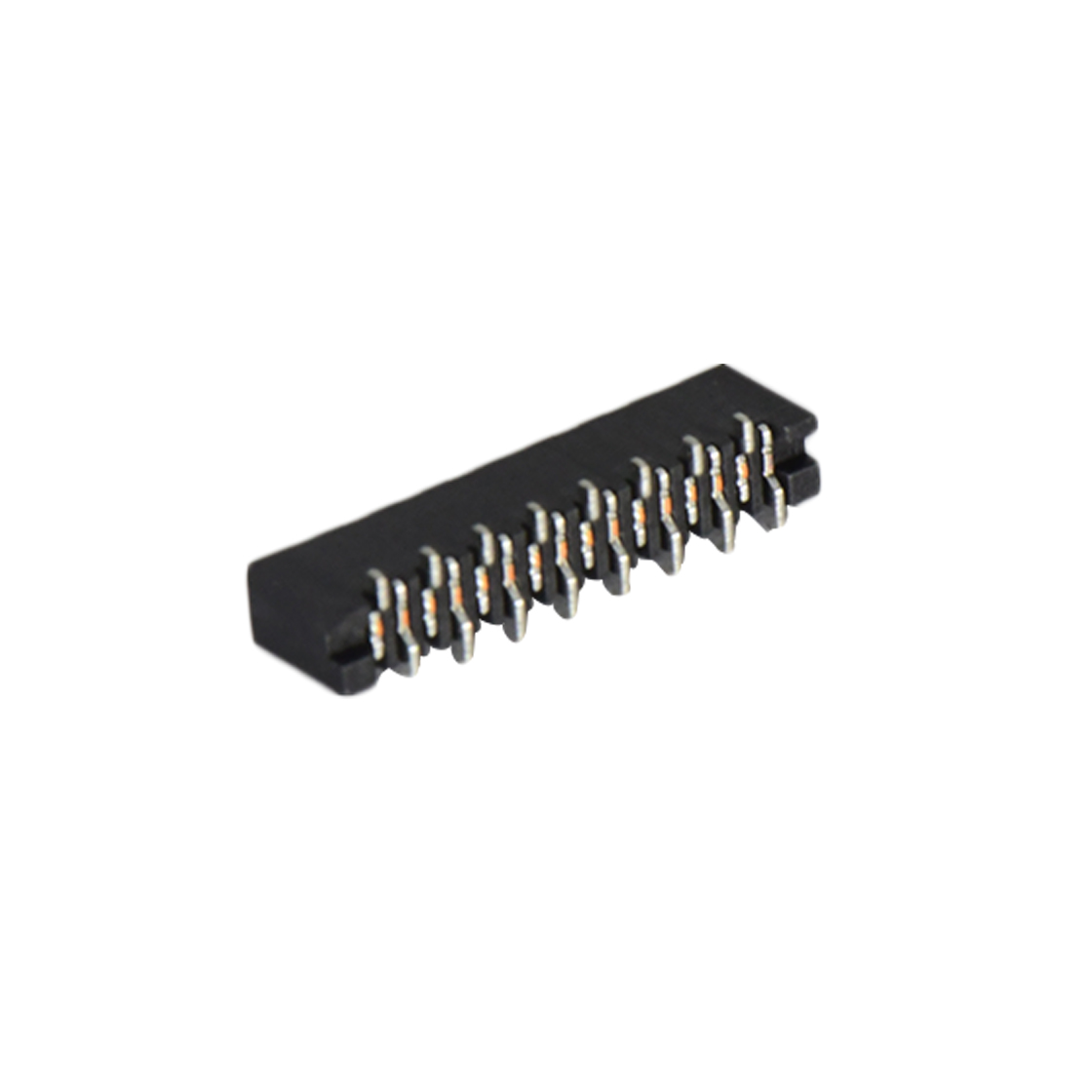 F1005 FPC FFC连接器Pitch 1.00mm 180° C型单排立贴 正脚 16Pin黑色